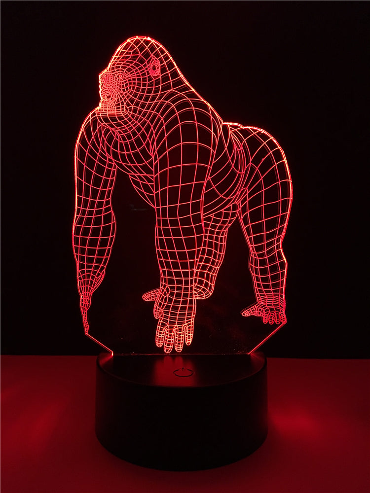Lampe de bureau 3D pour la série Orangutan