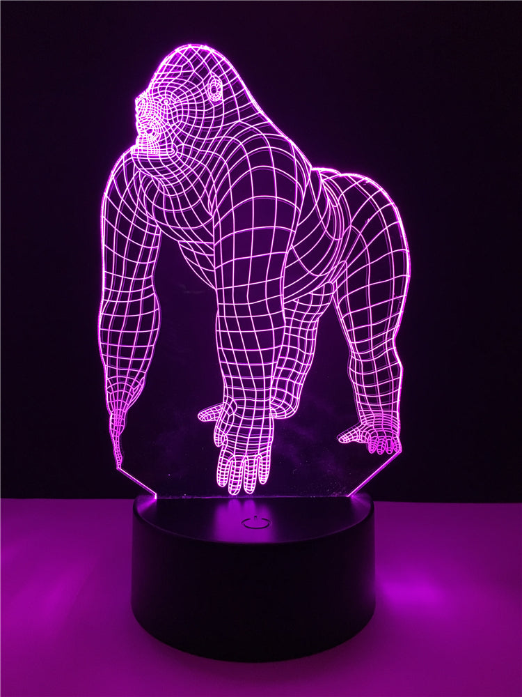Lampe de bureau 3D pour la série Orangutan