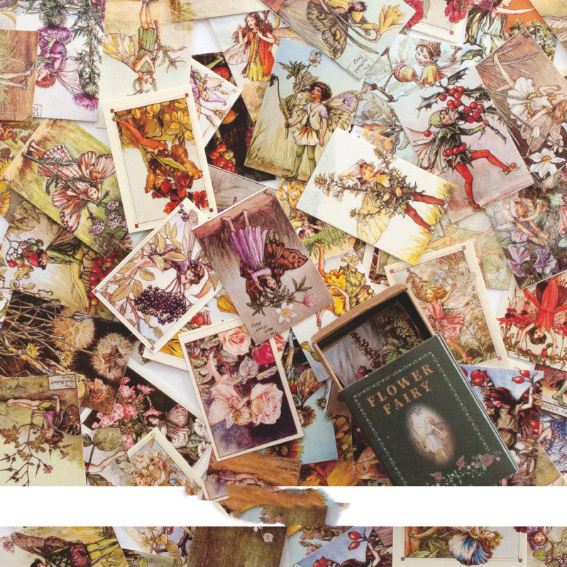 Retro Style Hand Account Collage Matériel Papier Message