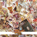 Retro Style Hand Account Collage Matériel Papier Message