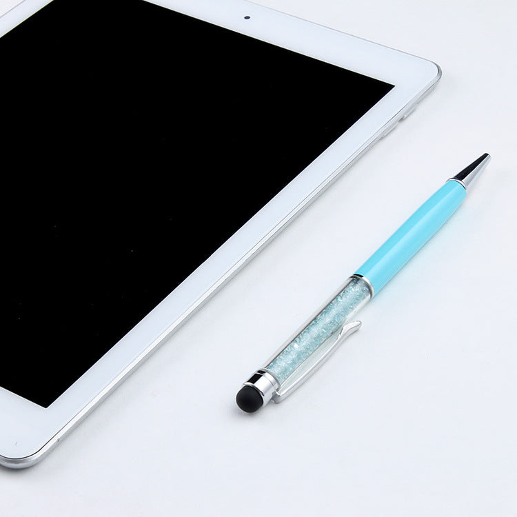 Stylo d'écran tactile capacitif en cristal de luxe