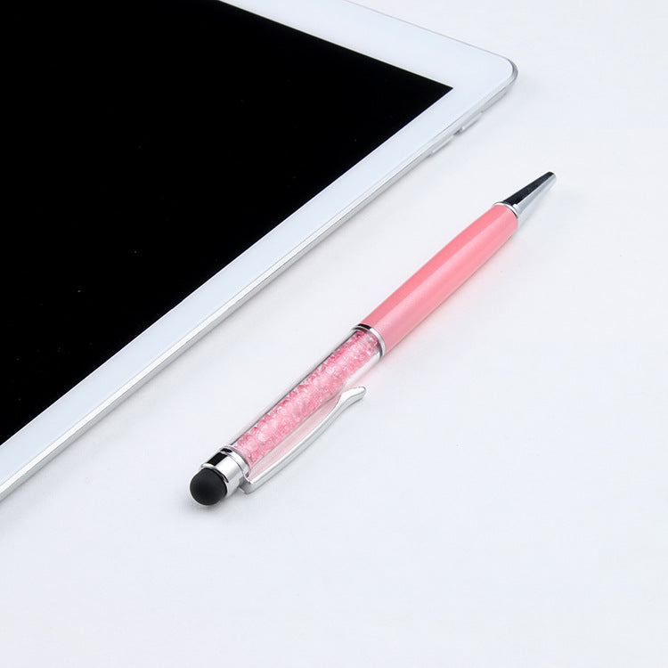 Stylo d'écran tactile capacitif en cristal de luxe
