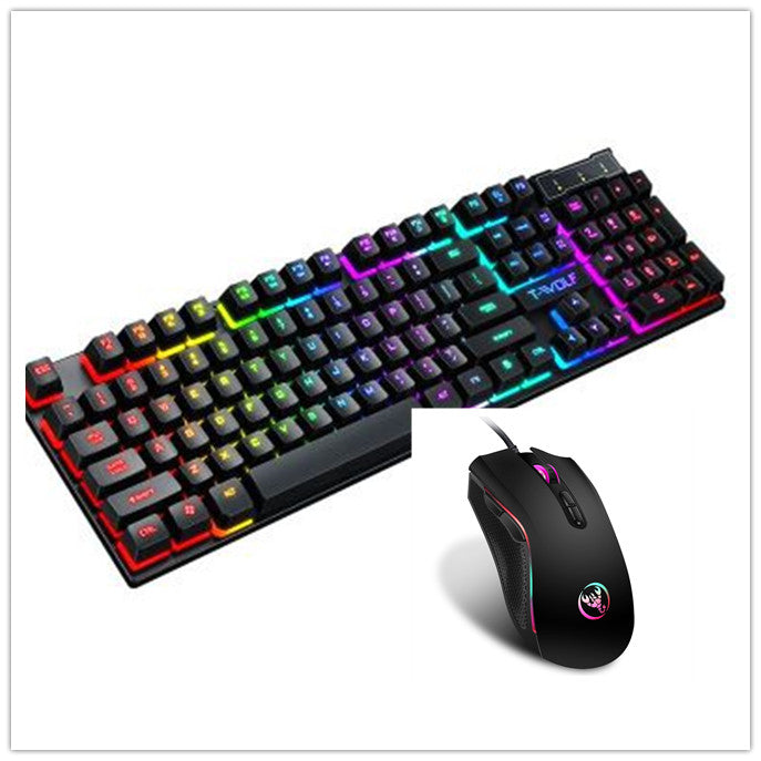 Gaming Usb Clavier filaire lumineux Manipulateur flottant