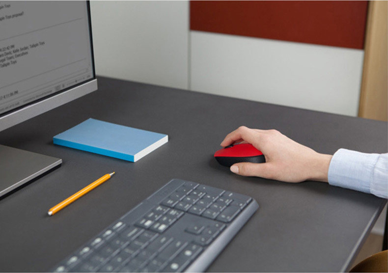 Mini portable wireless computer mouse