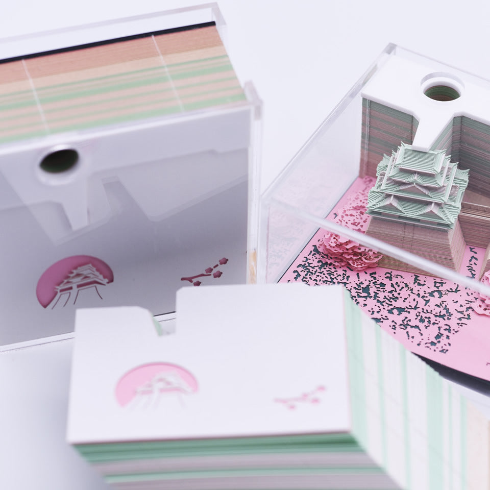 Trois dimensions Post-it Note Hayao Miyazaki Spirited Away 3D Modèle architectural