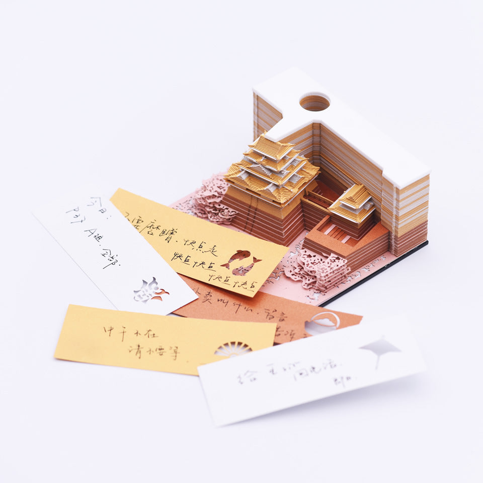 Trois dimensions Post-it Note Hayao Miyazaki Spirited Away 3D Modèle architectural