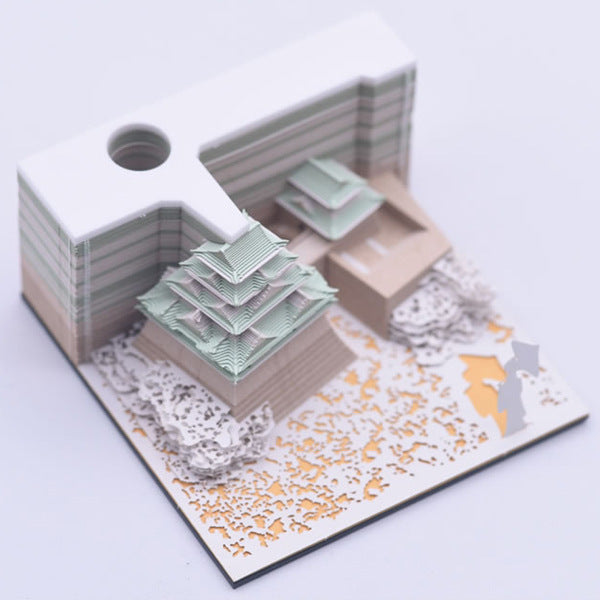 Trois dimensions Post-it Note Hayao Miyazaki Spirited Away 3D Modèle architectural