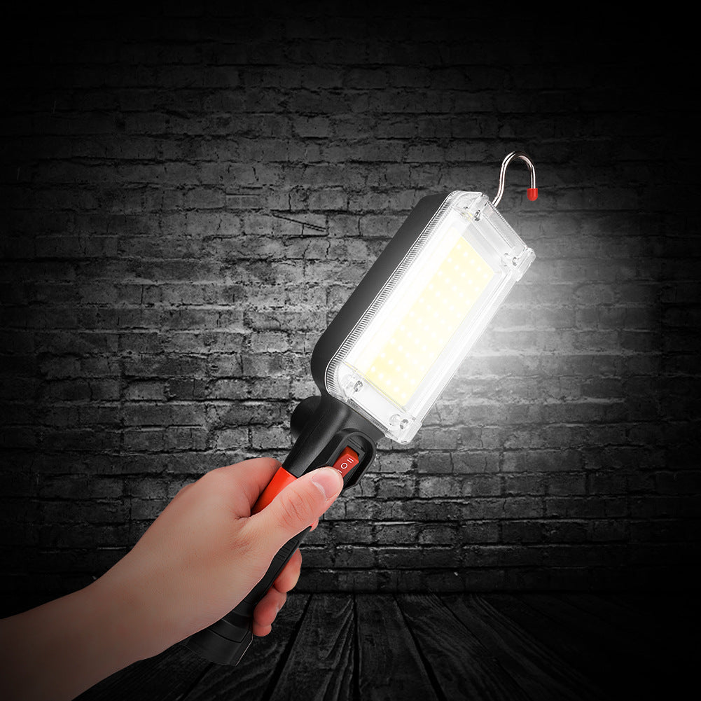 Lampe d'éclairage multifonction haute puissance avec crochet aimant