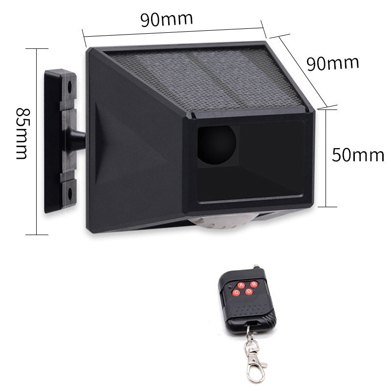 Lampe d'alarme solaire infrarouge de détection du corps