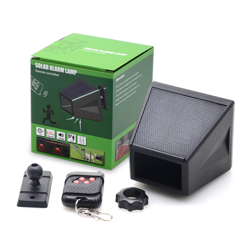Lampe d'alarme solaire infrarouge de détection du corps