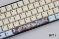 Matériel Pbt 6,25 U Cerise hors ligne Keycap teint avec barre d'espace