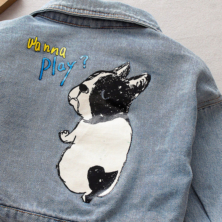 Cartoon de printemps Cute Blouse Coréen Cardigan