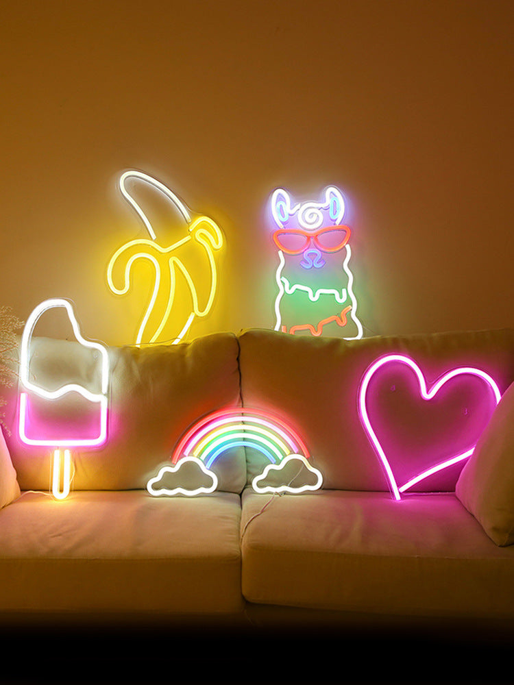 Neon Creative mur suspendu décoration bar atmosphère lumière