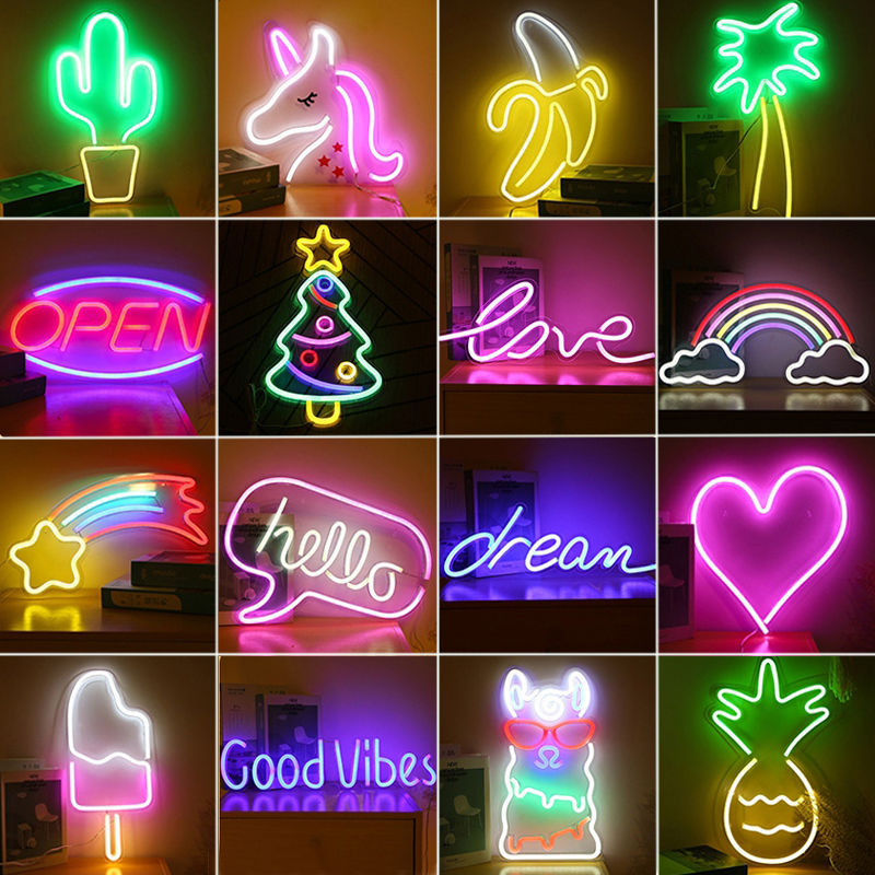 Neon Creative mur suspendu décoration bar atmosphère lumière