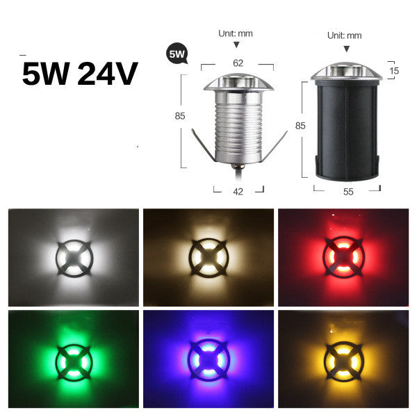 Stainless Steel Recessed Lawn Lamp Garden Lamp Ground Lamp