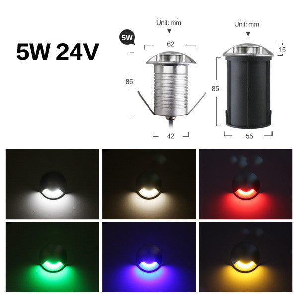 Stainless Steel Recessed Lawn Lamp Garden Lamp Ground Lamp