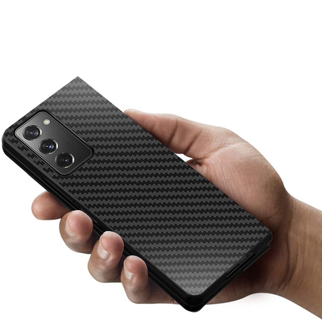 5G Écran pliant Téléphone mobile F9160 Modèle de fibre de carbone anti-dérapante