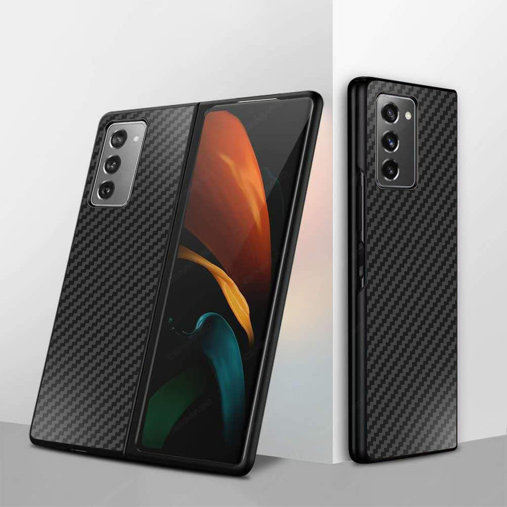 5G Écran pliant Téléphone mobile F9160 Modèle de fibre de carbone anti-dérapante