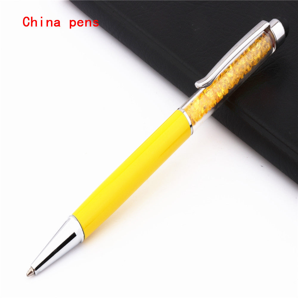 Stylo d'écran tactile capacitif en cristal de luxe