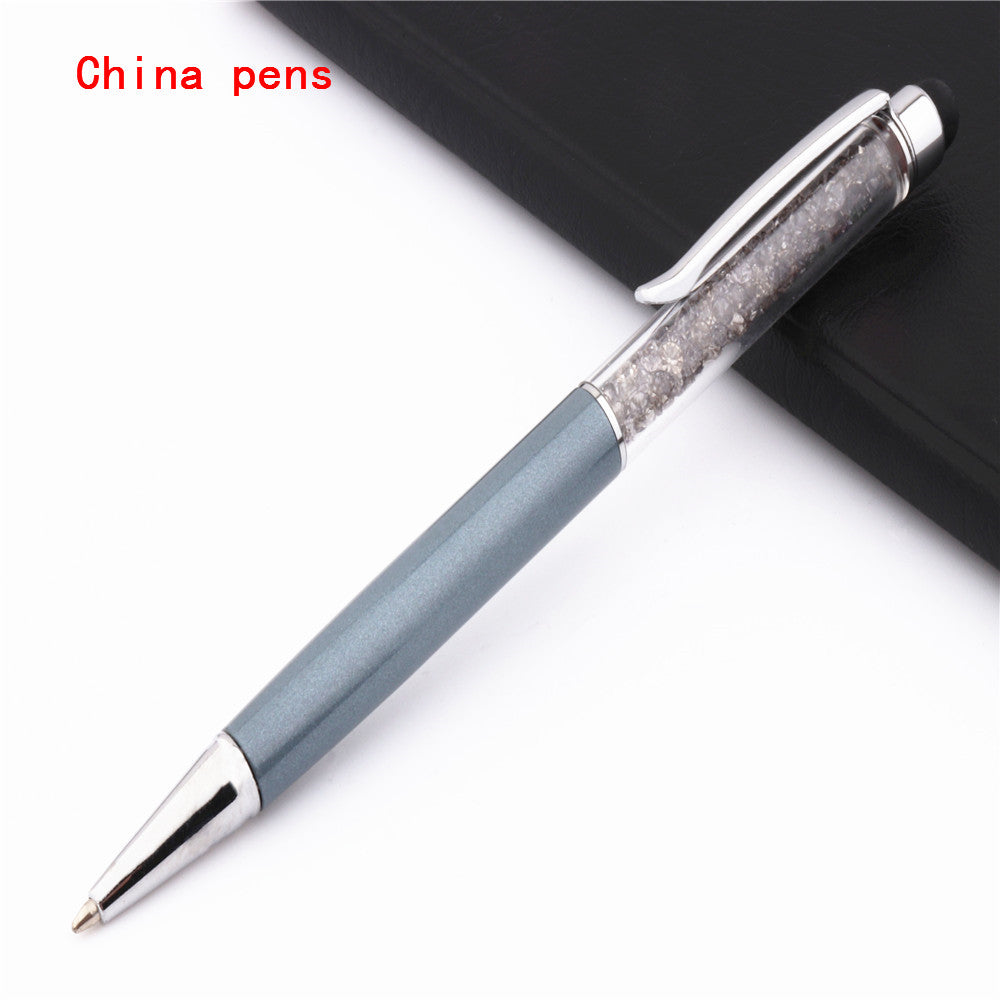 Stylo d'écran tactile capacitif en cristal de luxe