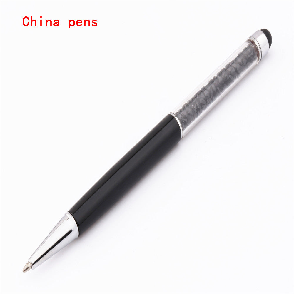Stylo d'écran tactile capacitif en cristal de luxe