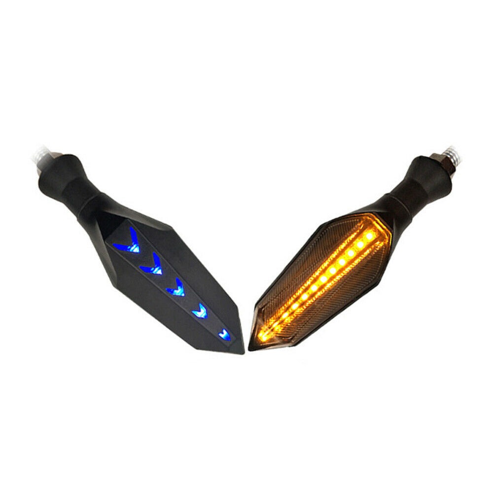 Motorcycle deux couleurs LED écoulement de l'eau Flèche Tour signal