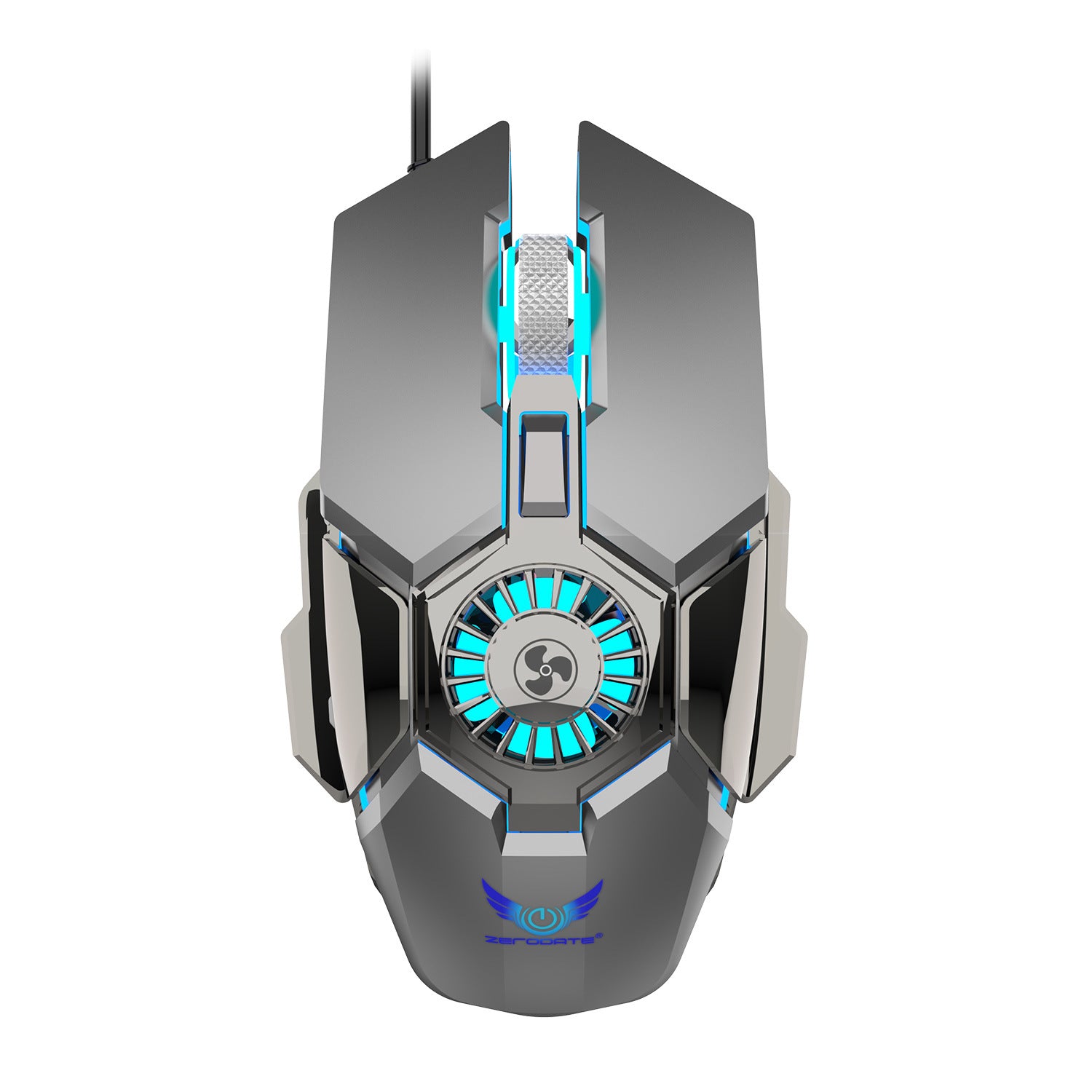 Macro Programmation RGB Souris filaire de poulet lumineux