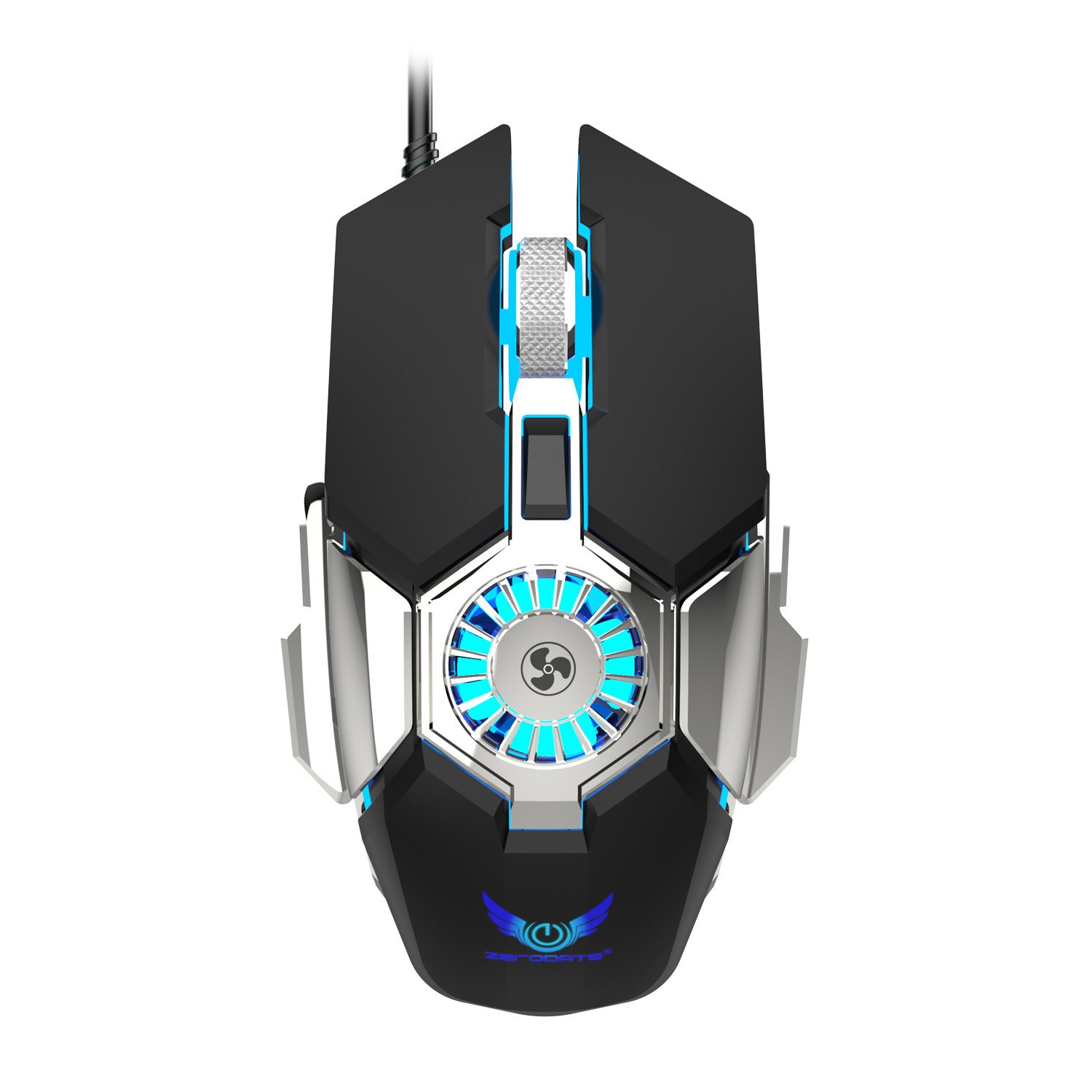 Macro Programmation RGB Souris filaire de poulet lumineux