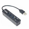 Lecteur de cartes multifonctions HUB USB2.0 Hub Extension Splitter
