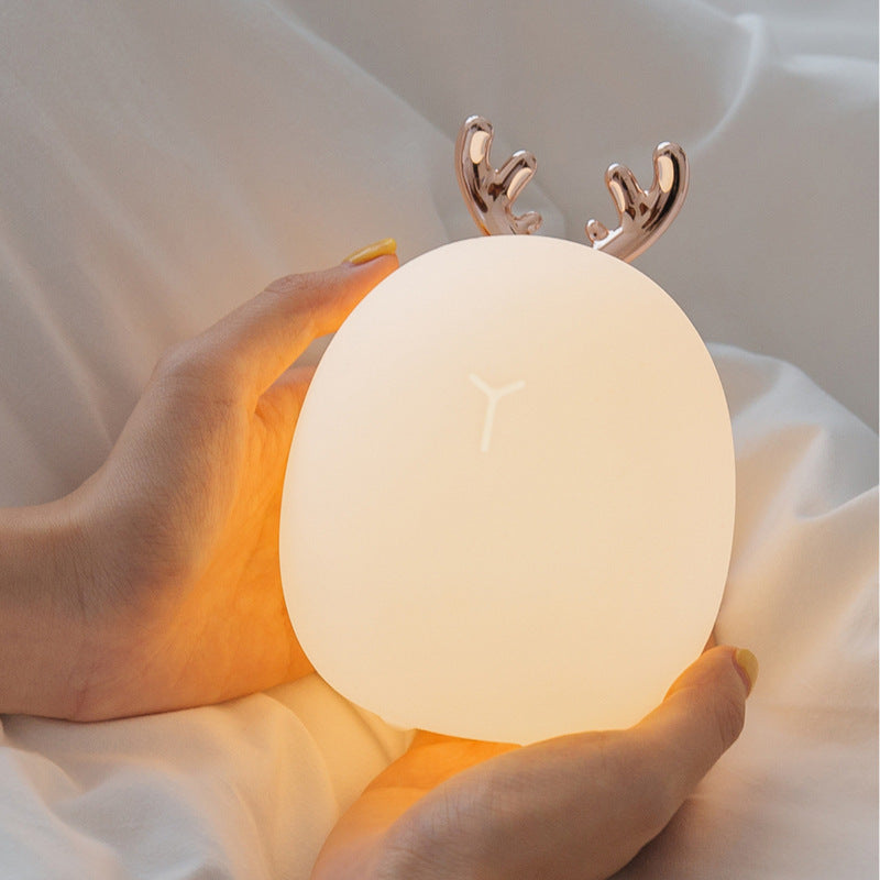 Cartoon Deer lumière de nuit USB charge Rabbit