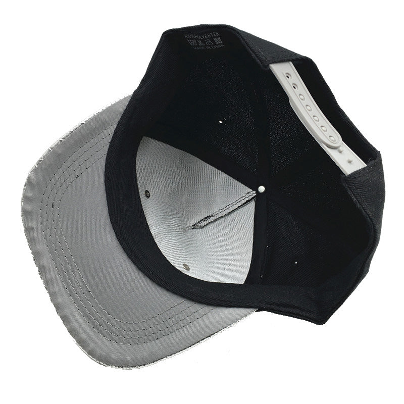 Casquette de baseball en cuir PU de la Couronne créative de mode