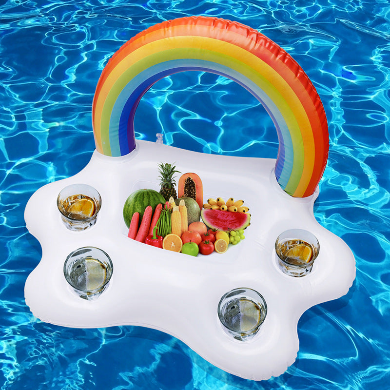 Porte-gobelet gonflable Rainbow