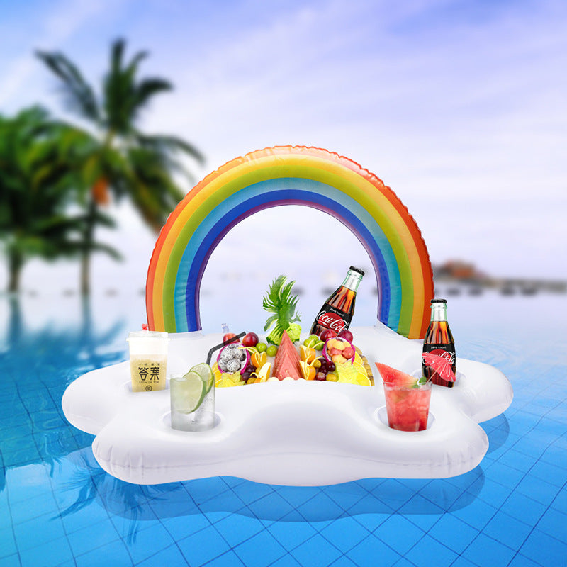 Porte-gobelet gonflable Rainbow