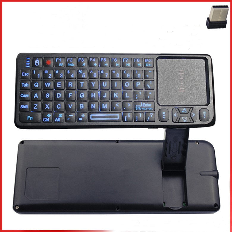 Laser teaching mini keyboard with touchscreen