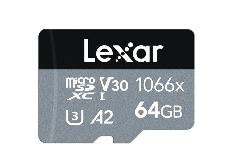Lexar 1066x Tf Card 32G 64G 128G 256G UAV HD 4K A2 U3 Carte mémoire