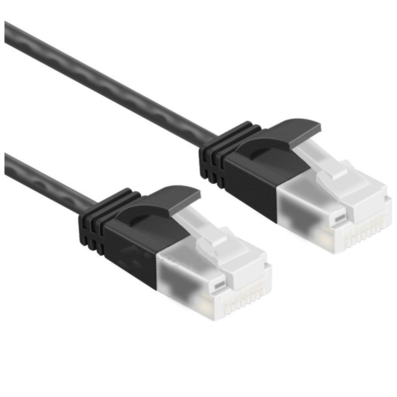 Câble Ethernet superfine ltra Slim Cat6 RJ45 Angle droit TP