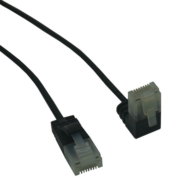 Câble Ethernet superfine ltra Slim Cat6 RJ45 Angle droit TP
