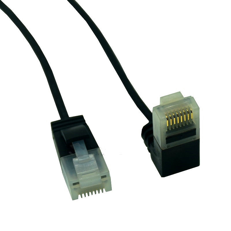 Câble Ethernet superfine ltra Slim Cat6 RJ45 Angle droit TP