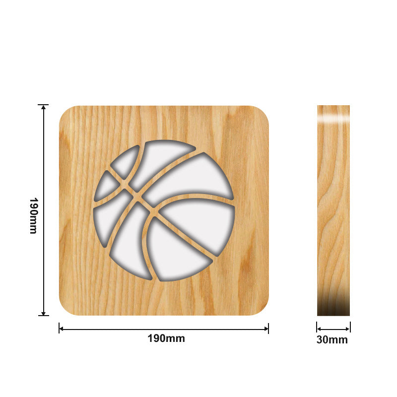 Lampe de nuit de basketball de sport économie d'énergie