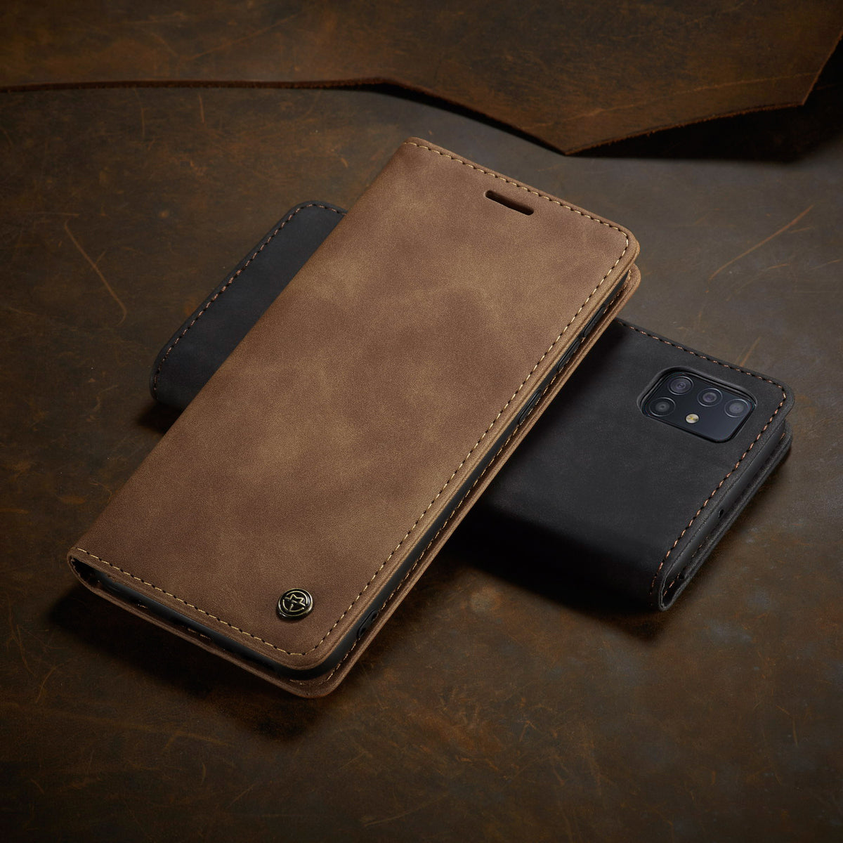 Carte European and American Retro Flip Protective Holster