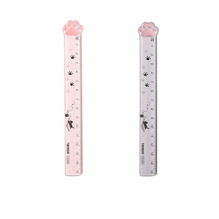 Régulateur de mesure de papeterie créative étudiant Plastique transparent