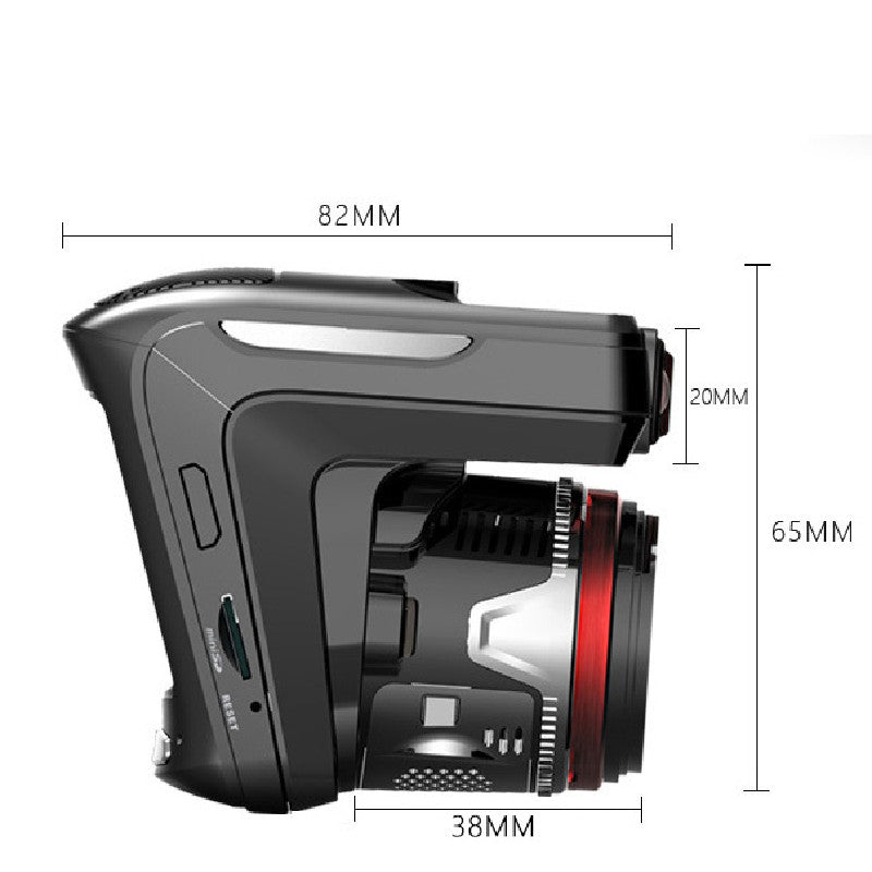 Caméra de voiture HD DVR Dash Cam Enregistreur laser Détecteur de vitesse G-Sensor Enregistreur vidéo Dash Cam