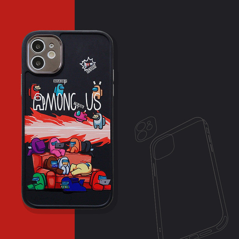 Cas de téléphone mobile anti-dérapant de jeu créatif