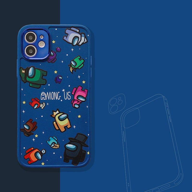 Cas de téléphone mobile anti-dérapant de jeu créatif