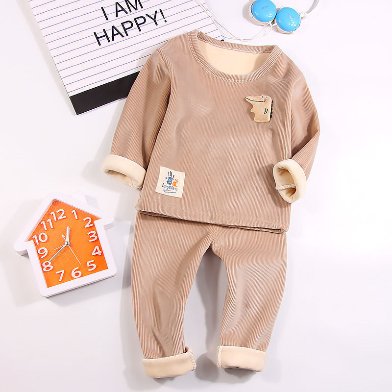 Sous-vêtements thermiques Suit Baby Plus Velvet rembourré