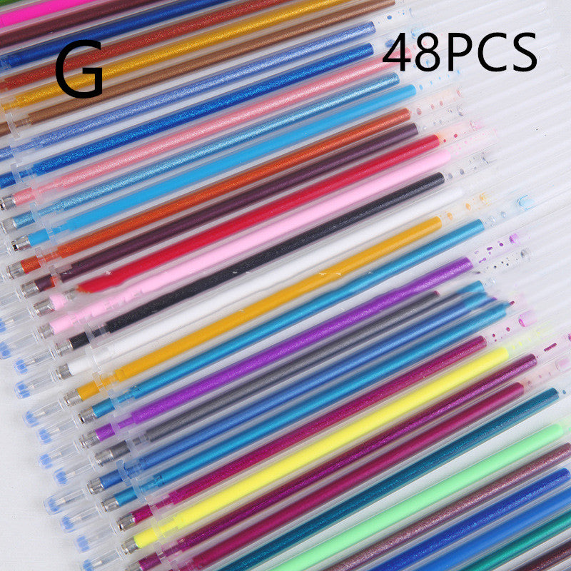 Gel givrant 48-Color Fluorescent High-Gloss Hand Account Recharge