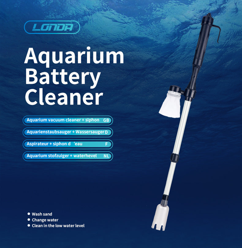 Échangeur automatique d'eau pour réservoir de poisson
