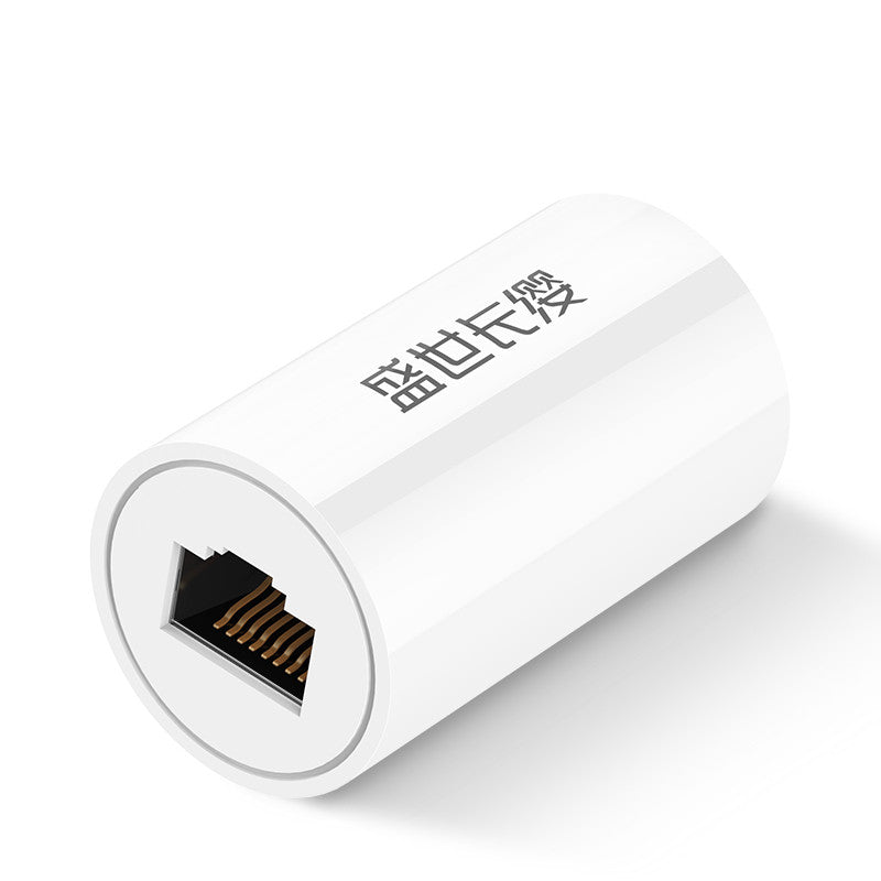 Adaptateur de câble réseau RJ45 Réseau large bande Connecteur de prise à double passage droit
