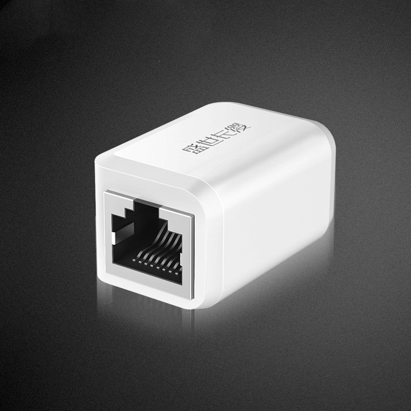 Adaptateur de câble réseau RJ45 Réseau large bande Connecteur de prise à double passage droit