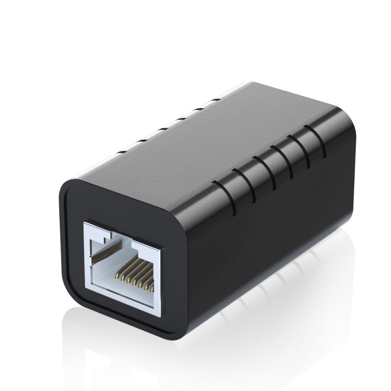 Câble réseau vers l'adaptateur d'extension de connecteur RJ45 Network Gigabit Dual-pass Cryst